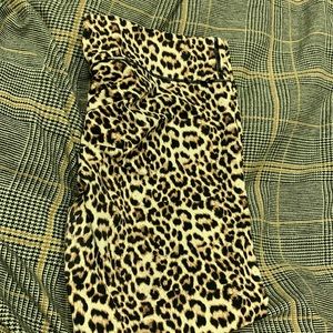 Zyia Leopard Brilliant Scrunchy What Hi-Rise Leggings Size 16-18